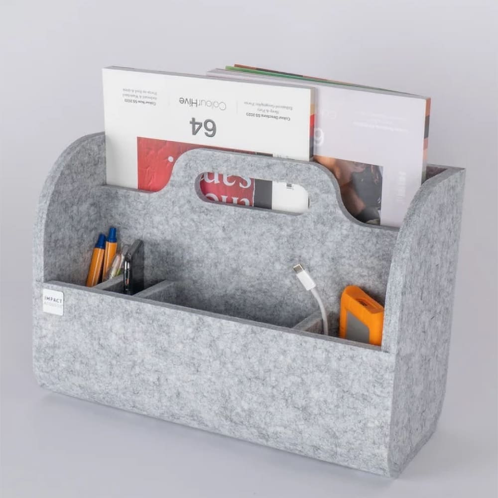 Organiseur acoustique TwoWay Pro en feutre PET pour rangement de bureau