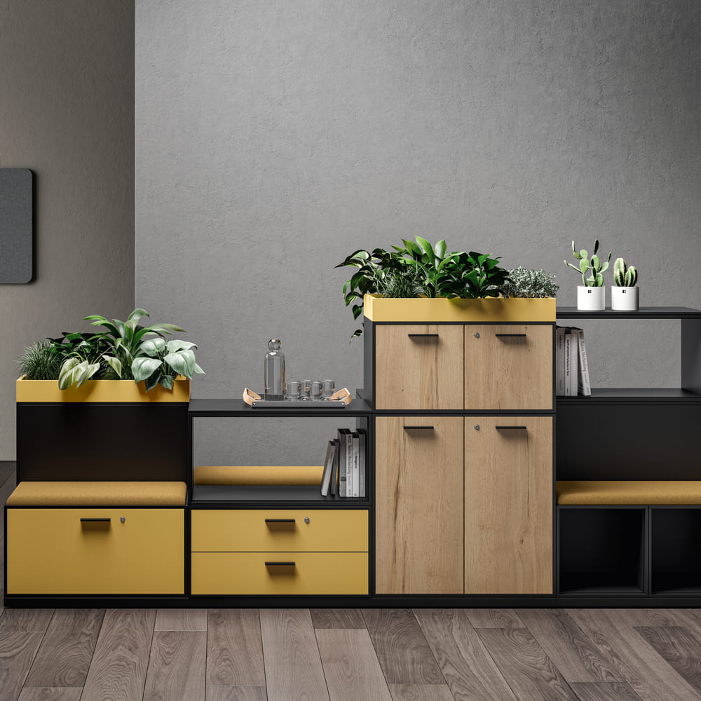 Mobilier de bureau modulaire UBI. Réaménager vos open space comme vous le souhaitez