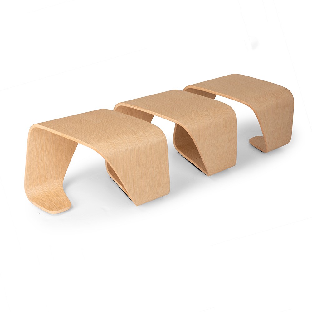Banc en bois DNA pour 3 personnes