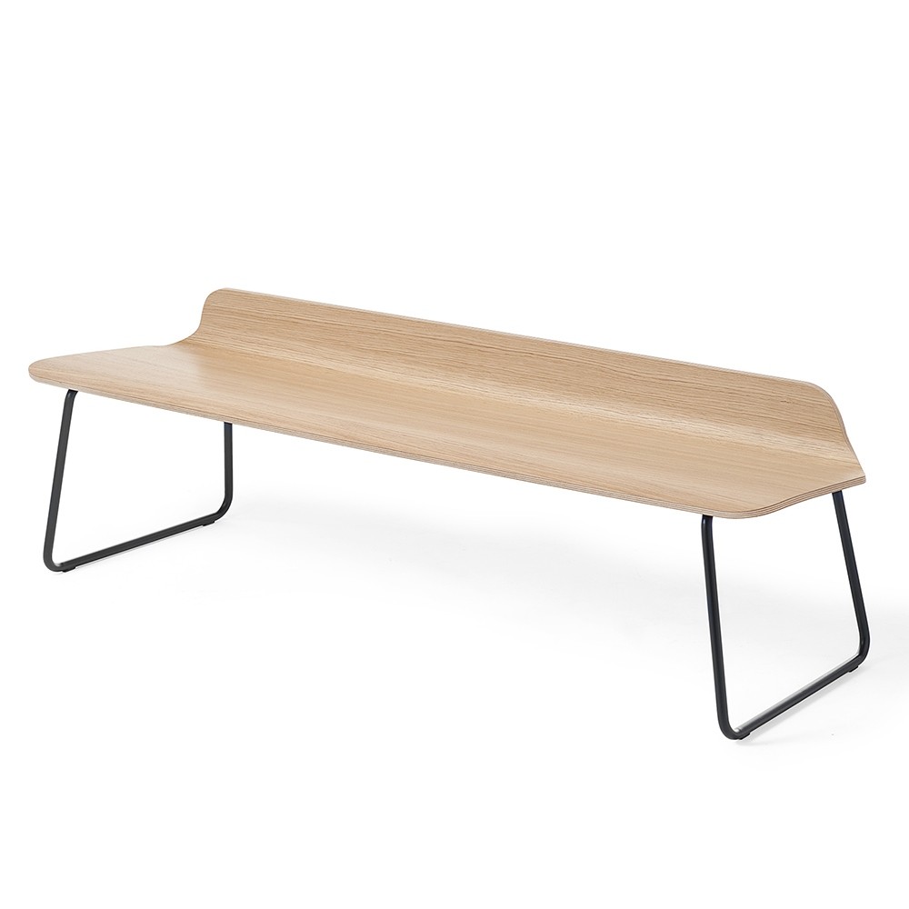 Banc d'attente design en bois KENDRA