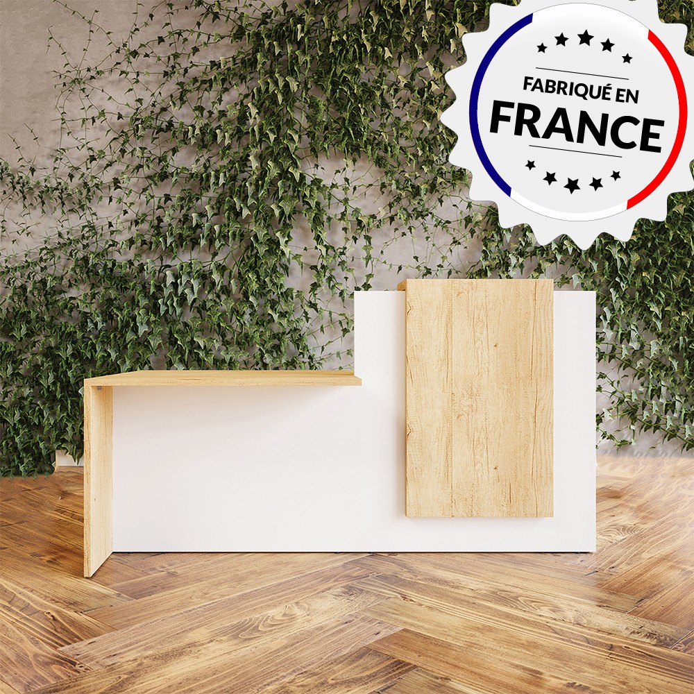 Banque d'accueil Fifty Fifty fabriquée en France Buronomic