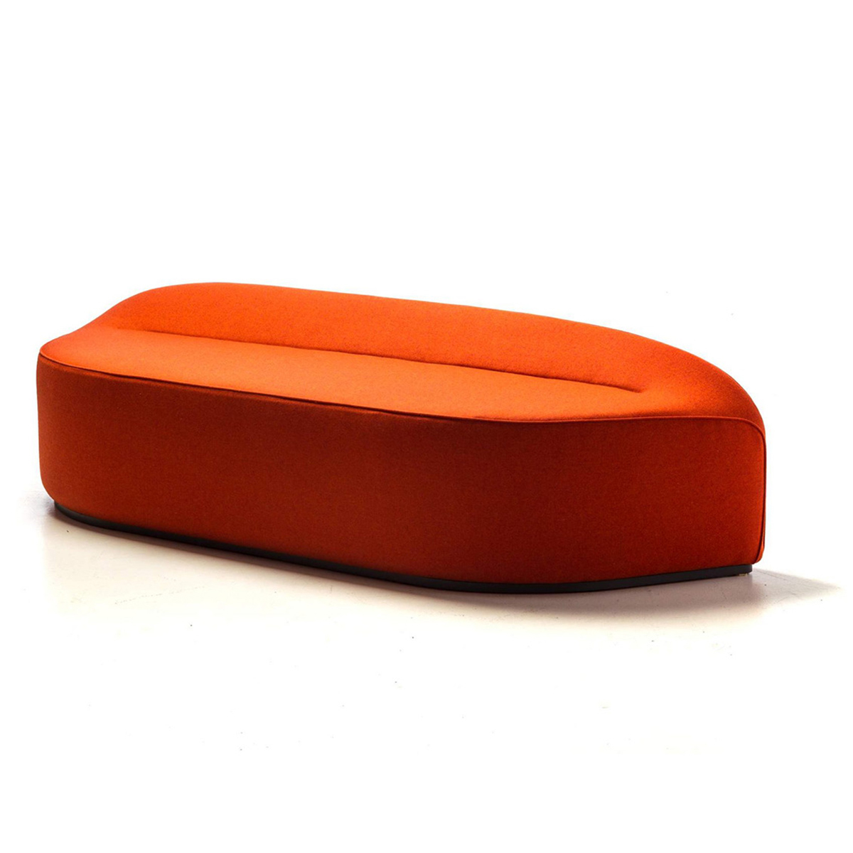 Banquette Waves tissu orange - La Cividina