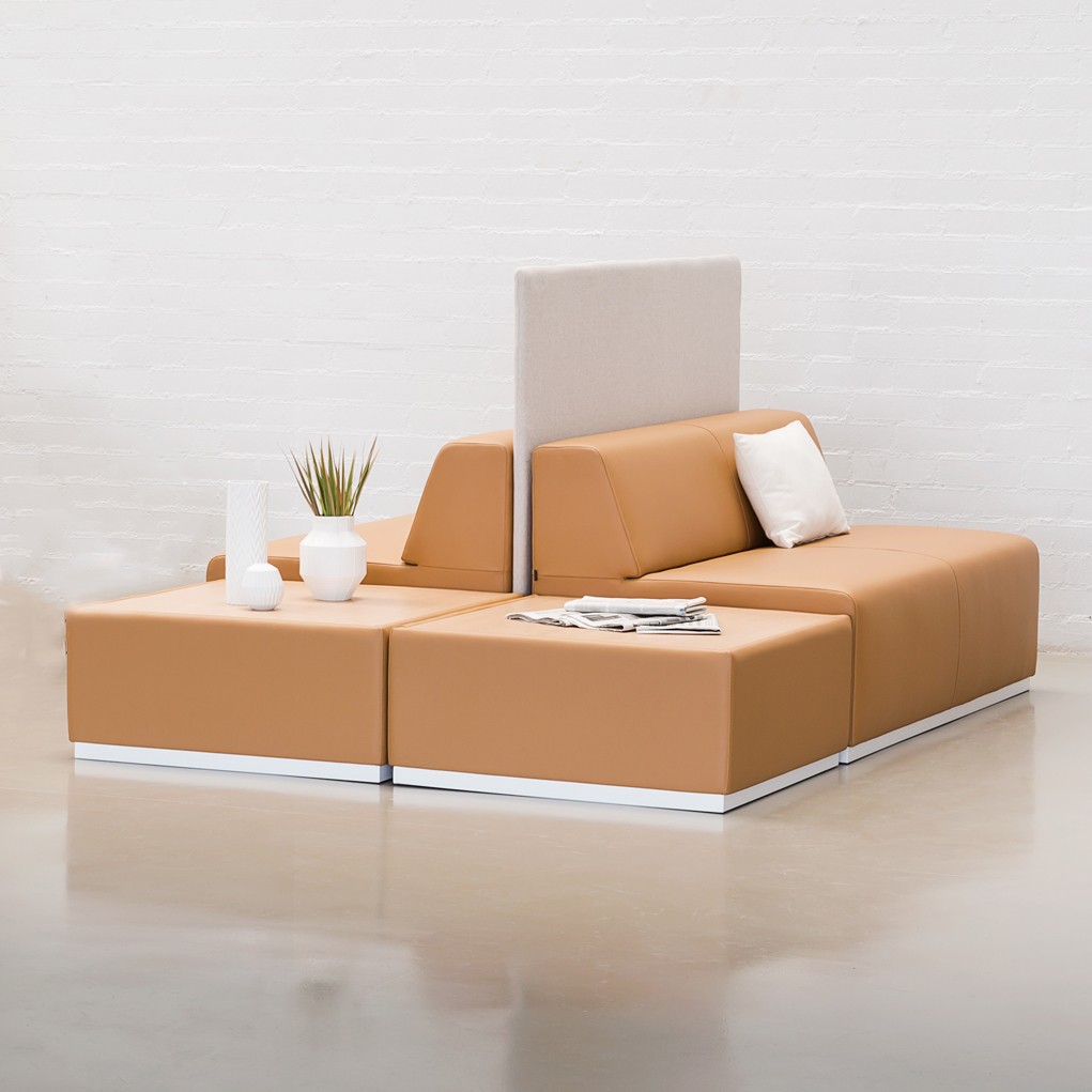 Banquette modulaire pour salle d'attente Pau Inclass