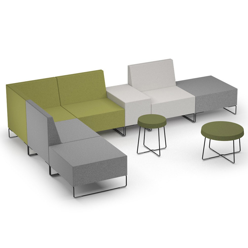 banquette modulable pour aménagement salle d'attente Let's Sit