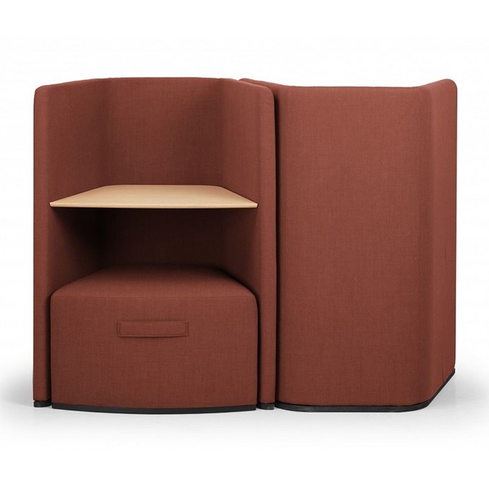 Poste de travail d'appoint avec pouf To-To par True Design