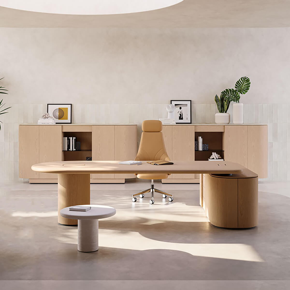 Bureau de direction en bois DEA