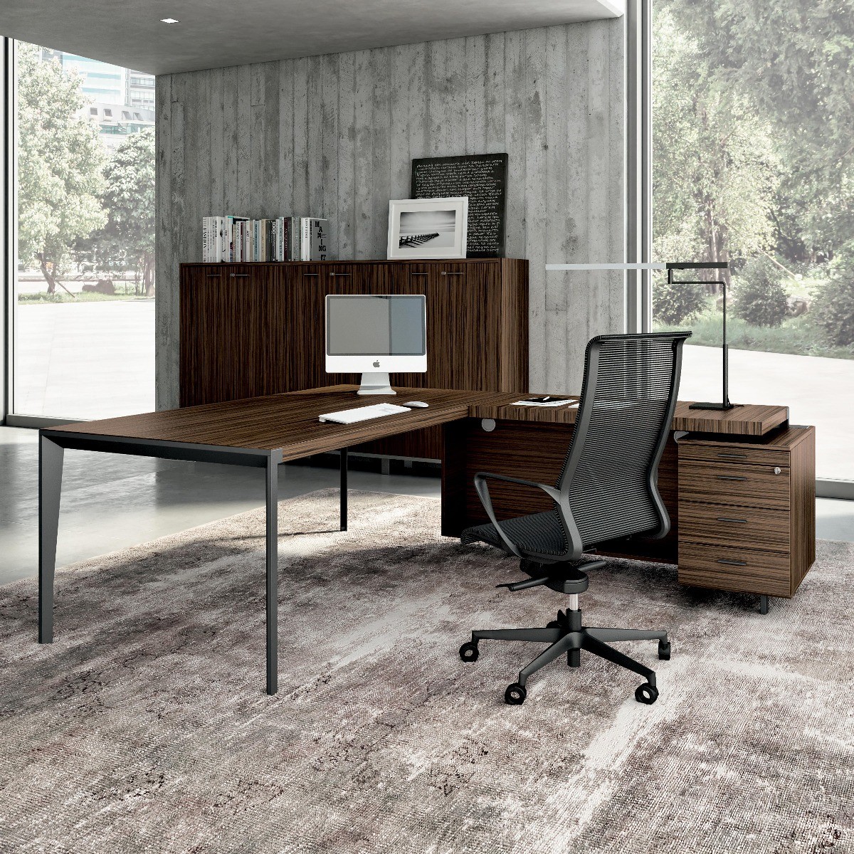 bureau de direction en bois design X9