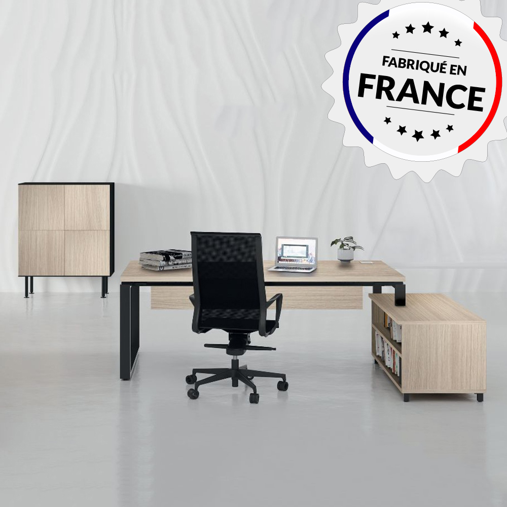 Bureau de direction design chêne Prestige Buronomic