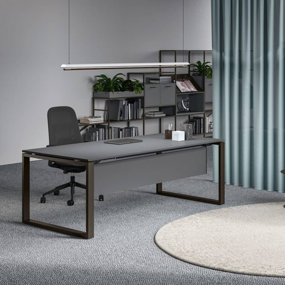 Bureau de direction avec voile de fond collection LOOPY 