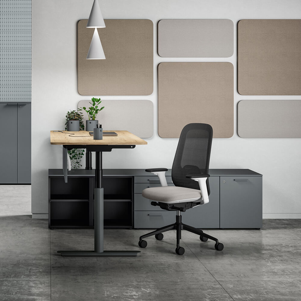 Bureau manager réglable en hauteur NUVOLA