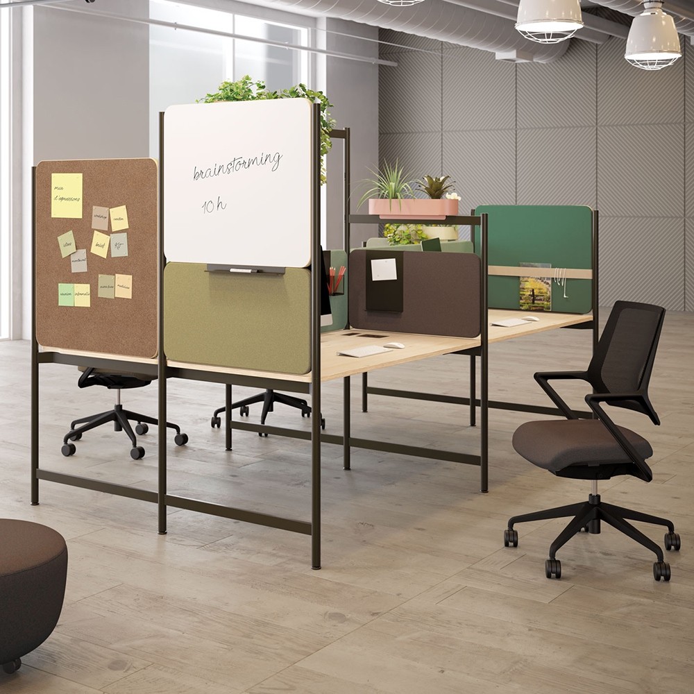 Bureau openspace modulaire WIGWAM Clen