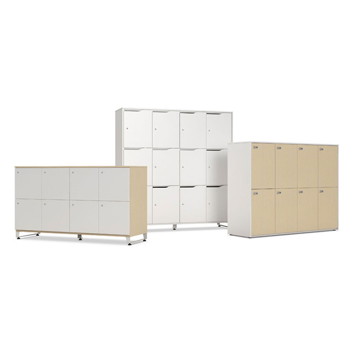 Casiers de bureau avec serrures et fentes courrier de la collection  Campus Forma5 