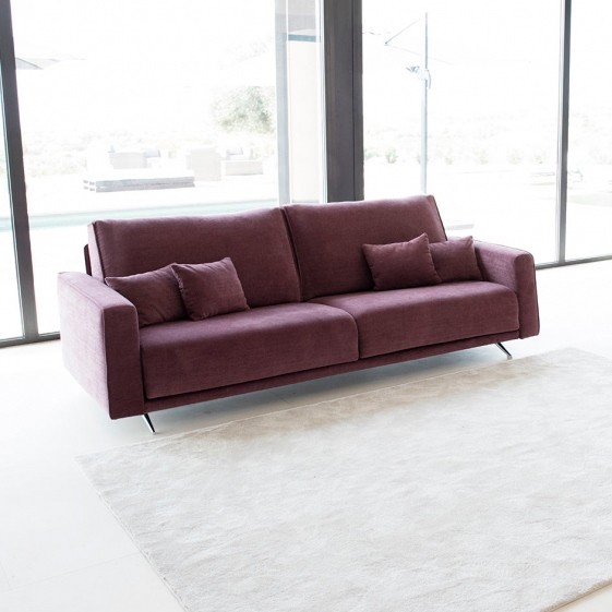 Canapé 2 places en velours BOSTON