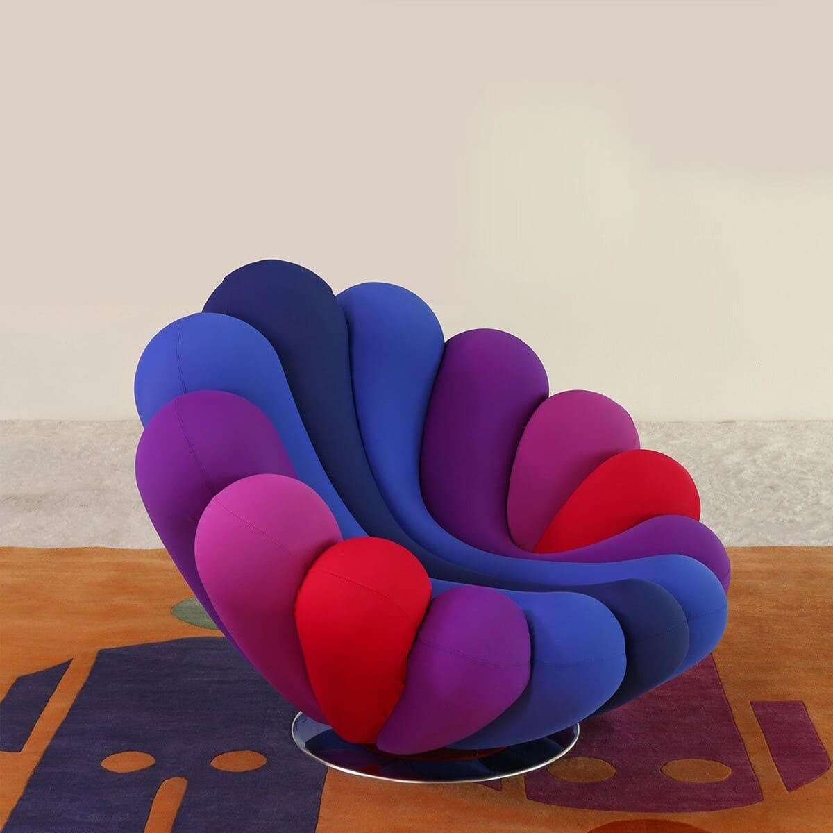 fauteuil lounge design ANEMONE pour espace d'accueil
