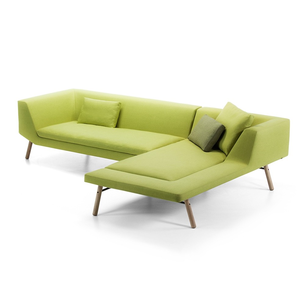 Canapé modulable d'angle avec méridienne Combine Prostoria