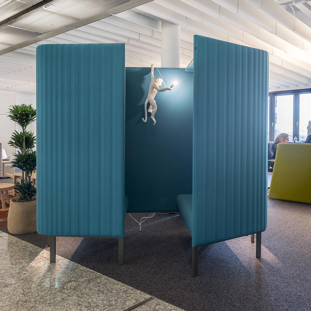 Canapé dossier haut avec performance acoustique Buzzihive