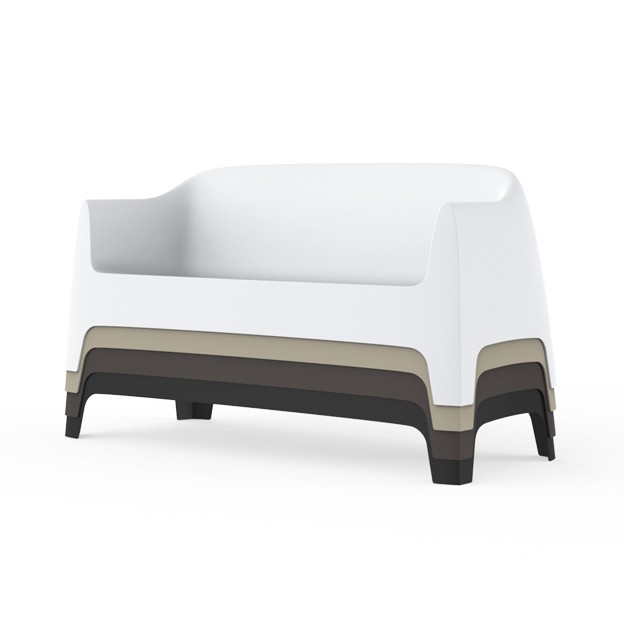 Canapés outdoor empilables Solid aménagement espaces extérieurs