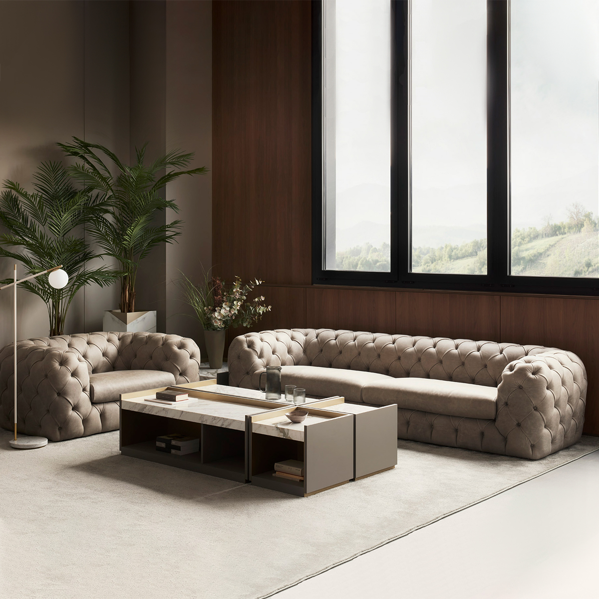 Canapé haut de gamme pour des bureaux de direction design