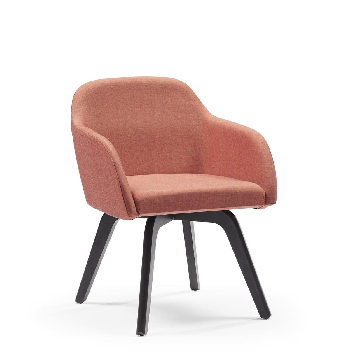 Chaise de réunion  pieds bois HANNA  Akaba