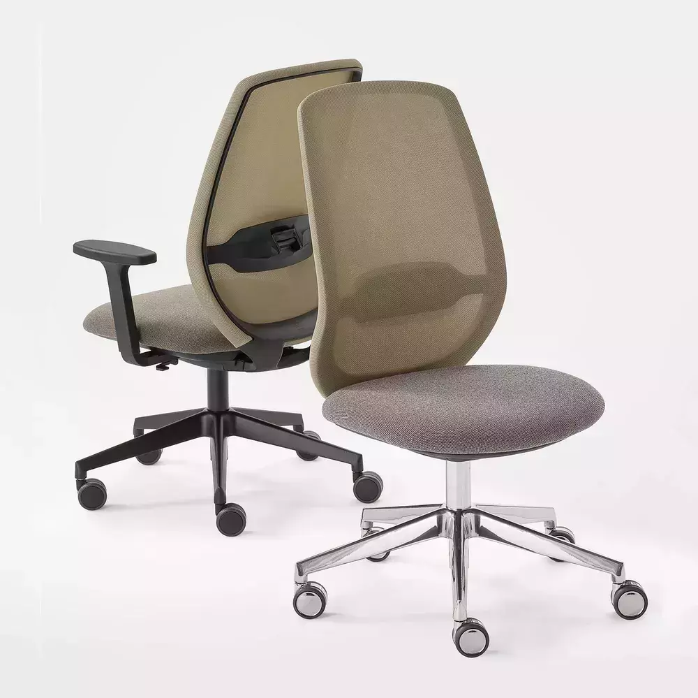 Fauteuil de bureau opératif KEY BOLD avec ou sans accoudoirs