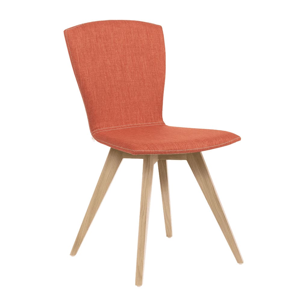 Chaise de réunion MOOD21 contemporaine assise tapissée dans de nombreux coloris - nous consulter