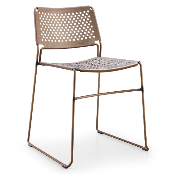 Chaise extérieur Slim en acier Midj