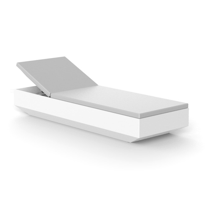 Chaise longue Vela Vondom aménagement espace extérieur. Mobilier professionnel hôtellerie