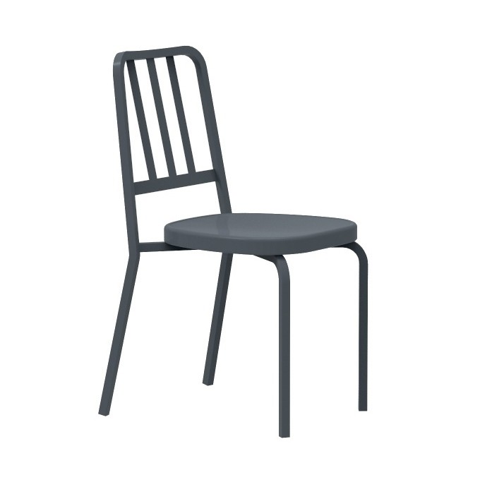 Chaise de restauration extérieure en métal Quatris Vermobil