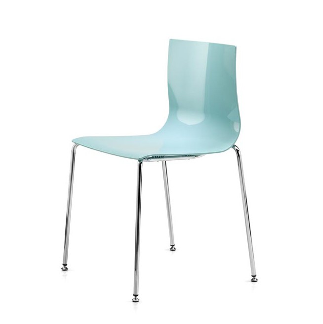 Chaise de réunion flexible Slim coloris vert d'eau