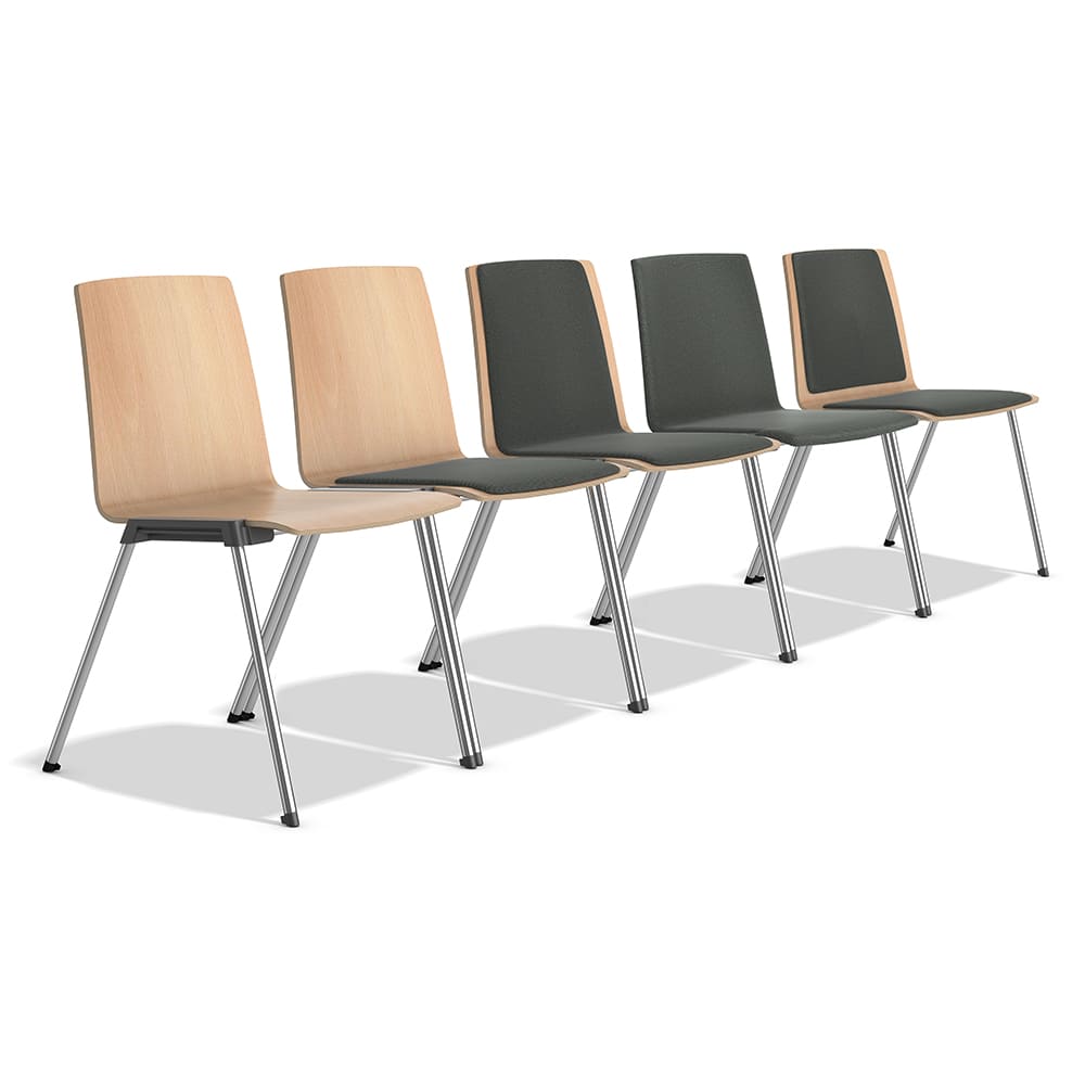 Chaise de conférence en bois CALIBER
