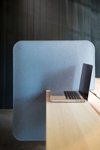 Séparateur De Bureau Acoustique Bleu 80x40 Cm – Réduction Bruit & Visuelle, Idéal Open Space
