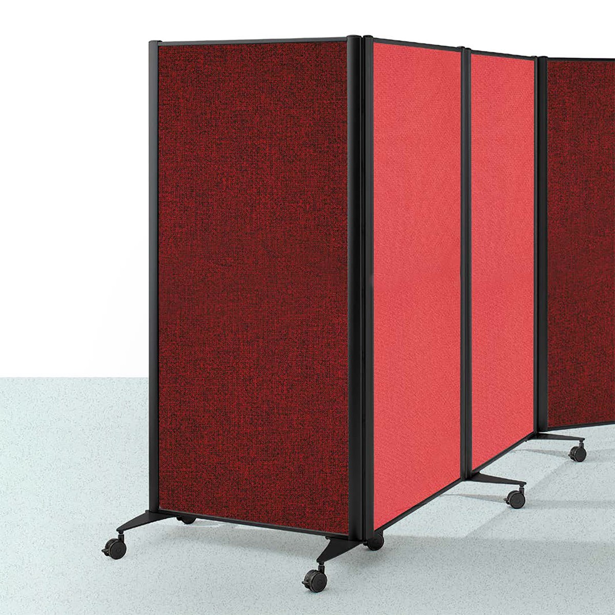 Cloison KP+ CLEN en tissu rouge