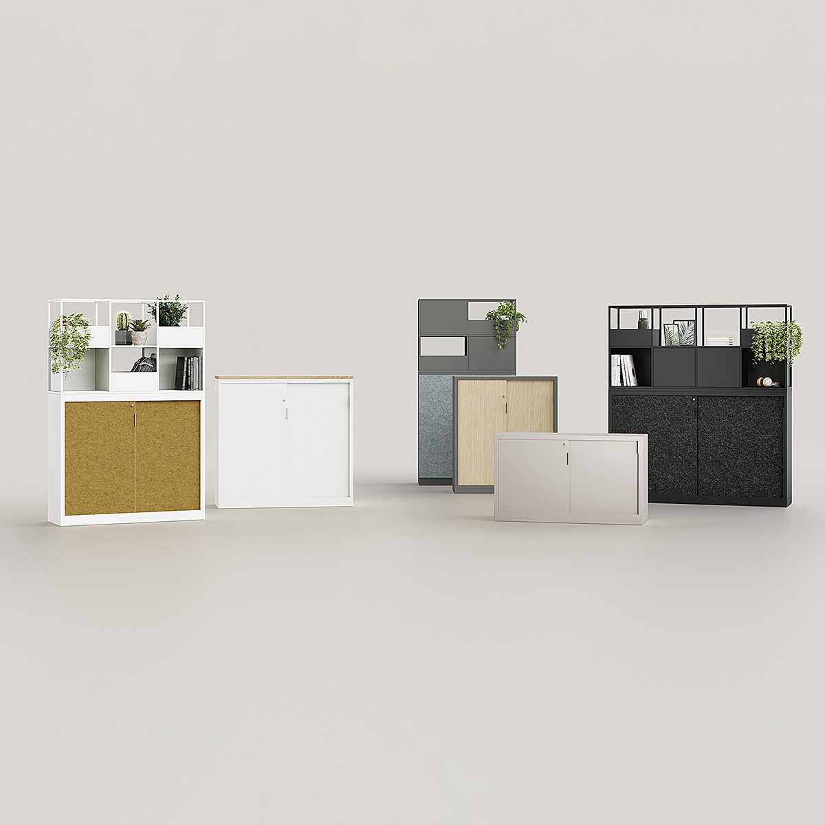 armoires professionnelles avec portes coulissantes MOBIMETAL