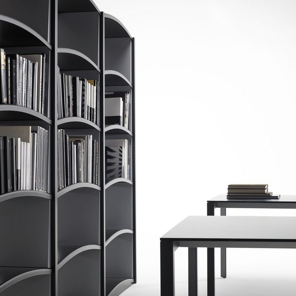 bibliothèque de bureau design CHIAVE DI VOLTA Dieffebi
