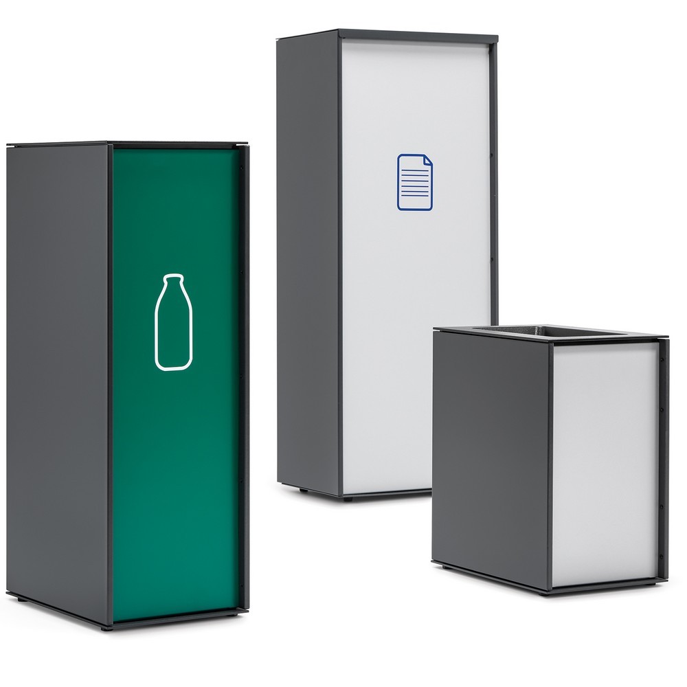 Différents modèles de poubelles ZURICH
