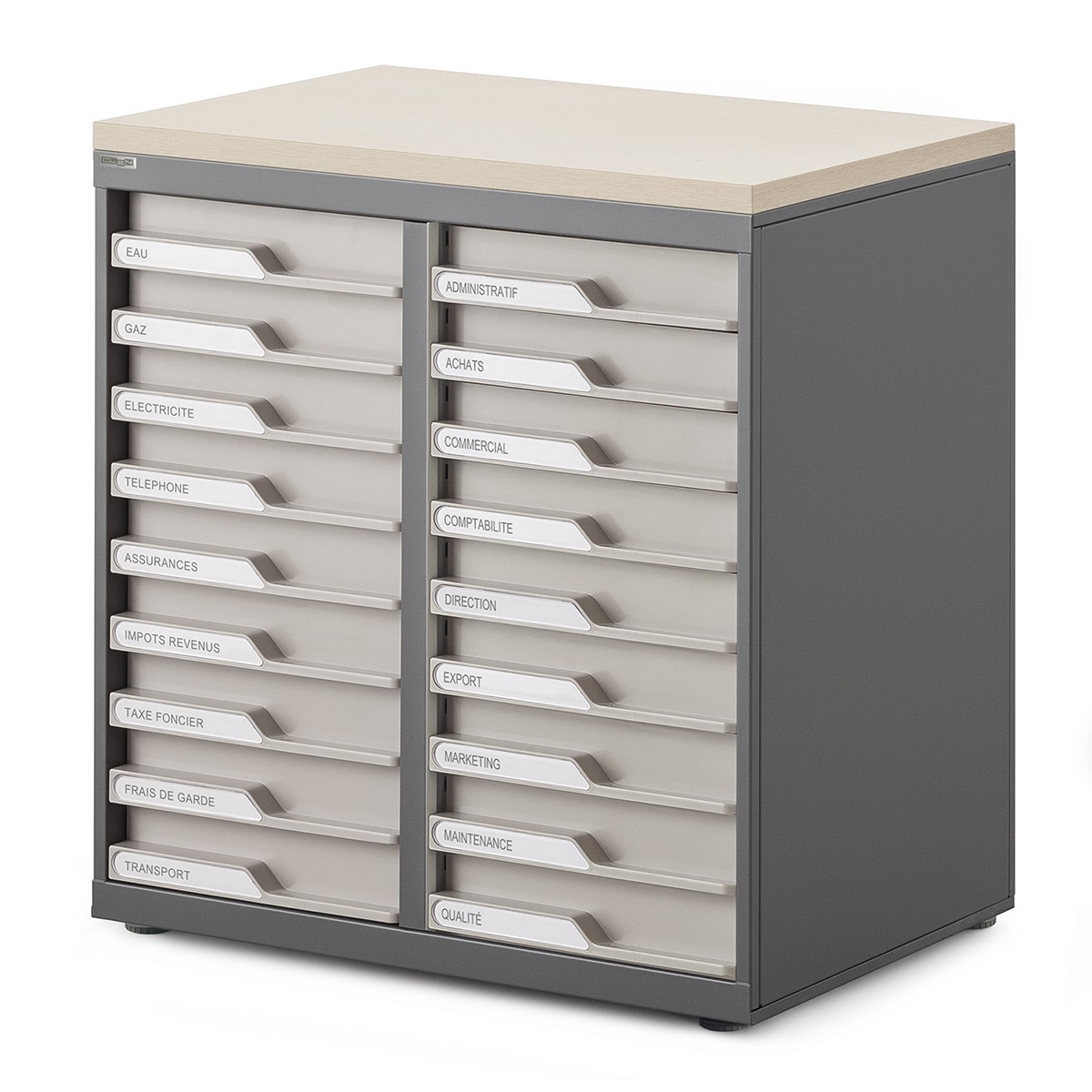 Ensemble meubles de bureau industriel pour chambre ado
