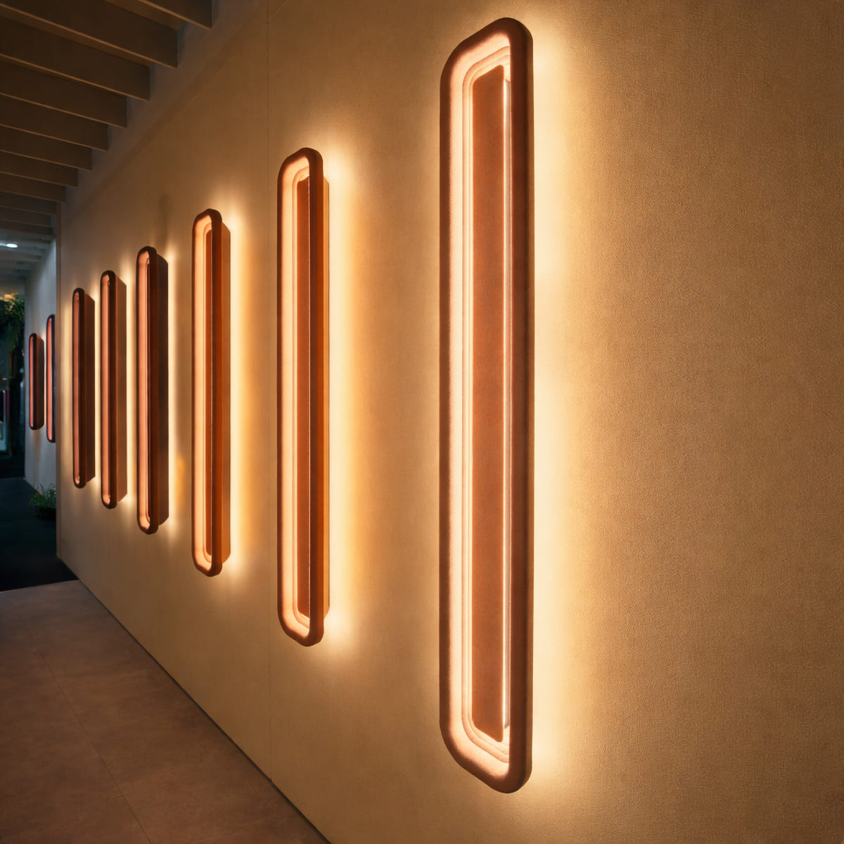 Luminaire acoustique SPARKLE LINE en lumière direct et indirect