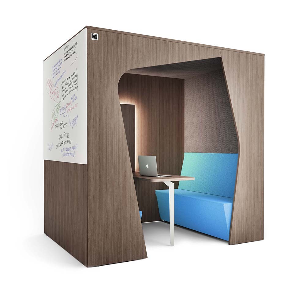 Alcove acoustique KOMUNIKUBE - mobilier bureau made in france