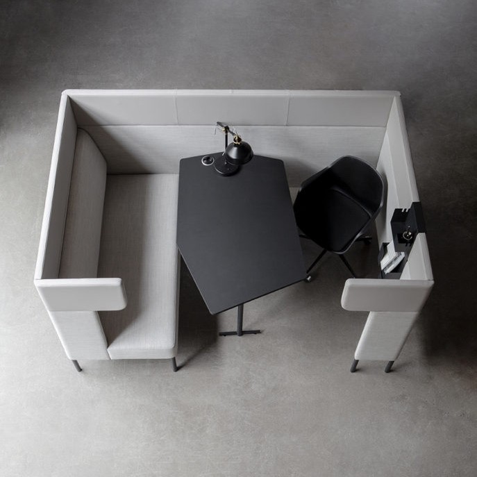 Poste de travail acoustique FOUR WORK