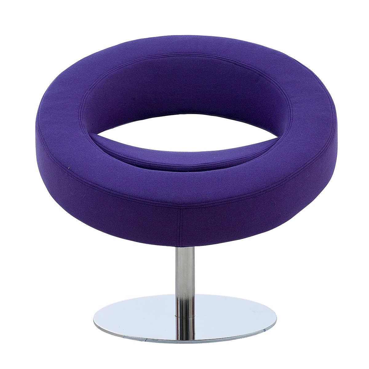 Fauteuil d'attente pivotant violet HELLO SOFTLINE DK