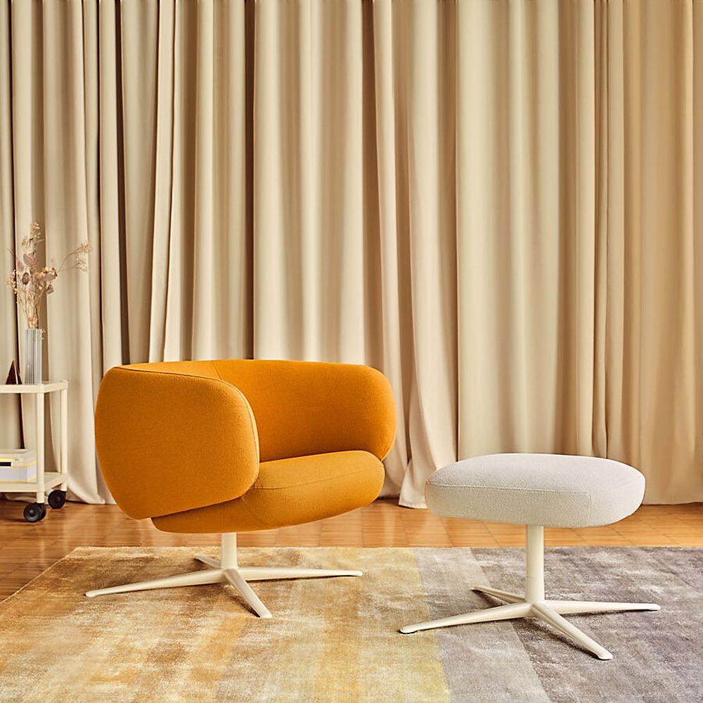 Fauteuil lounge avec repose-pieds GRAND GRACE