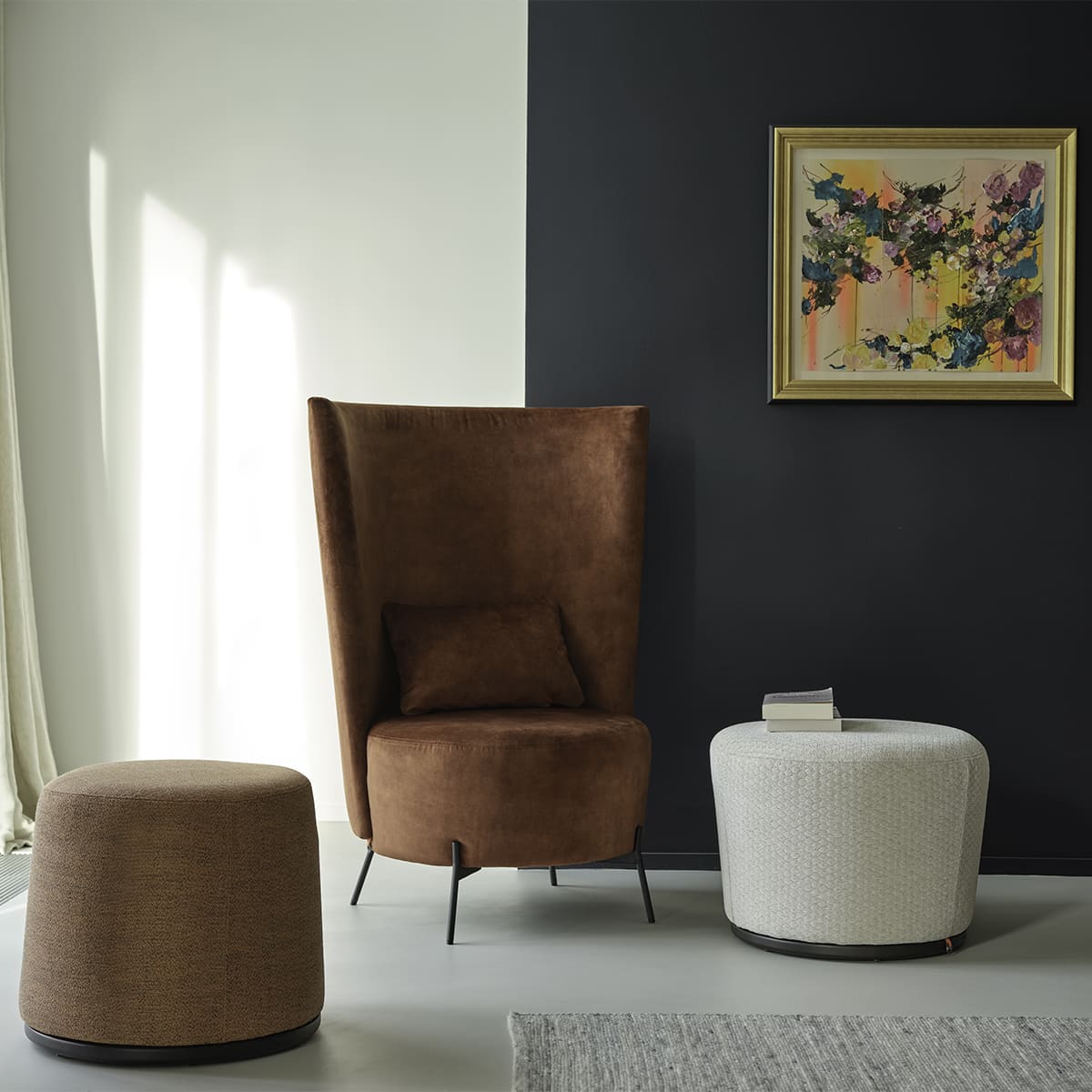 Fauteuil Bolero Mobitec design par Pierre Wegnez alliant lignes elegantes confort et fonctionnalite
