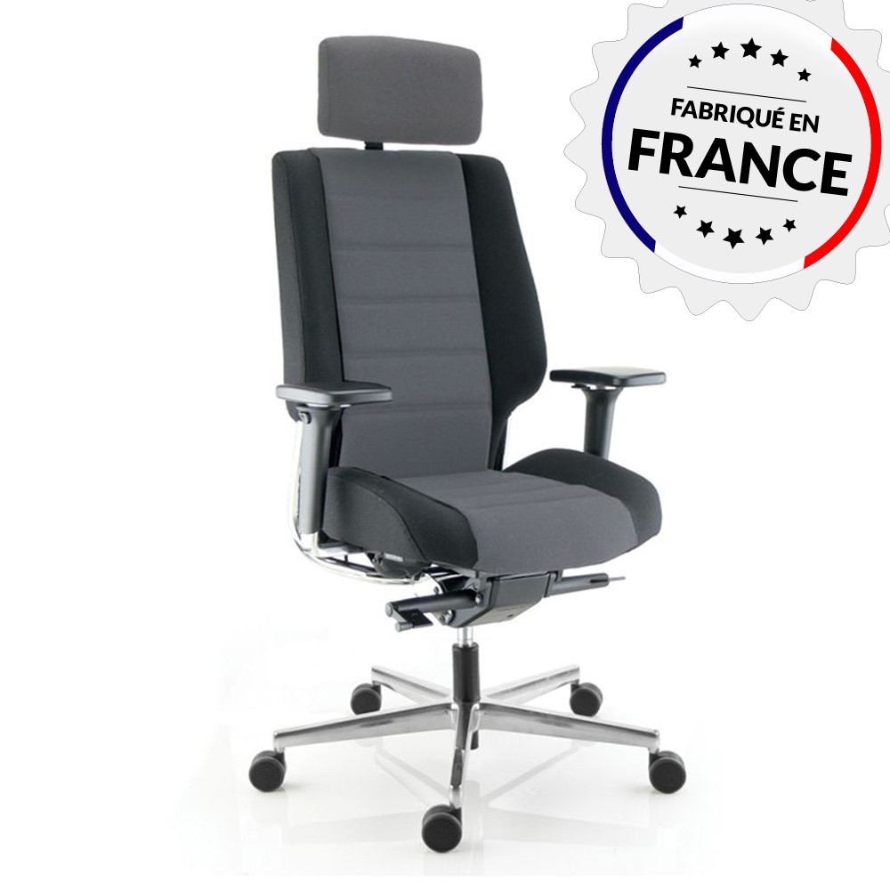 Fauteuil de bureau ergonomique usage intensif AZKAR Sokoa