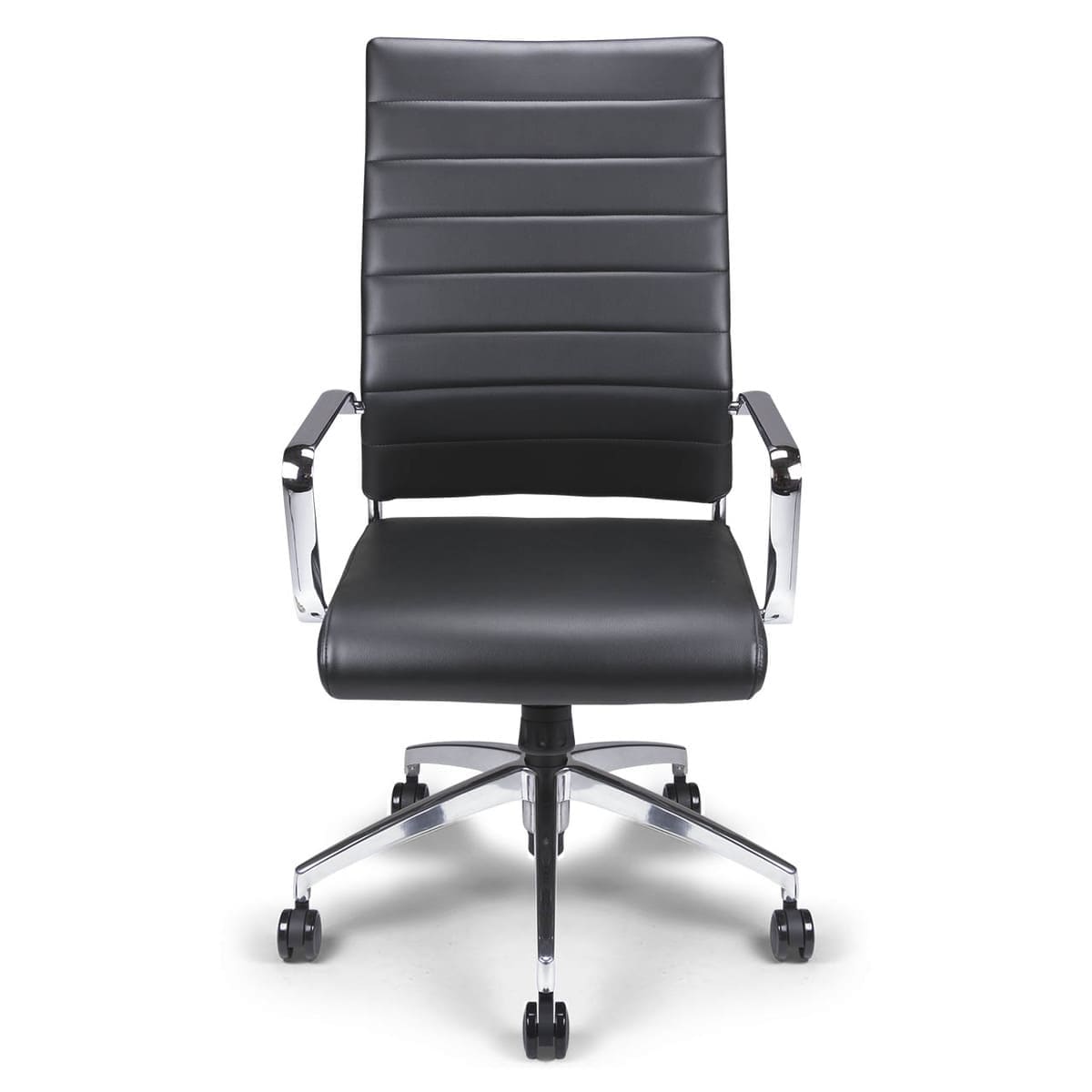 Fauteuil de direction CLAS avec haut dossier et accoudoirs aluminium