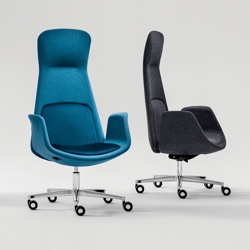 Un fauteuil de bureau design de création italienne