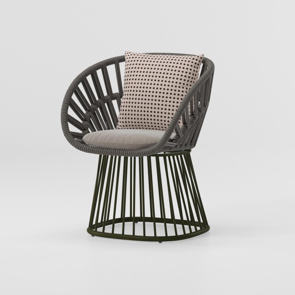 Fauteuil de restauration design en corde Cala Kettal