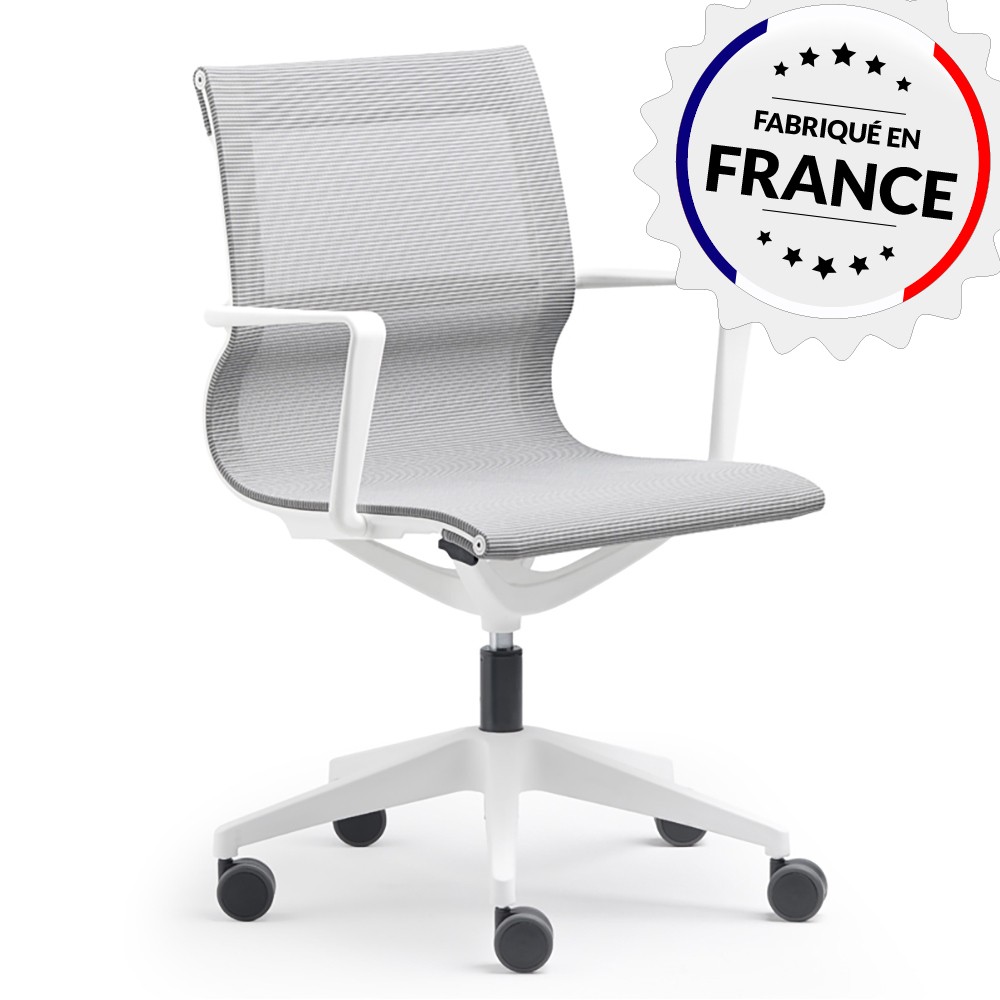 Fauteuil de réunion design Luma Sokoa fabriqué en France