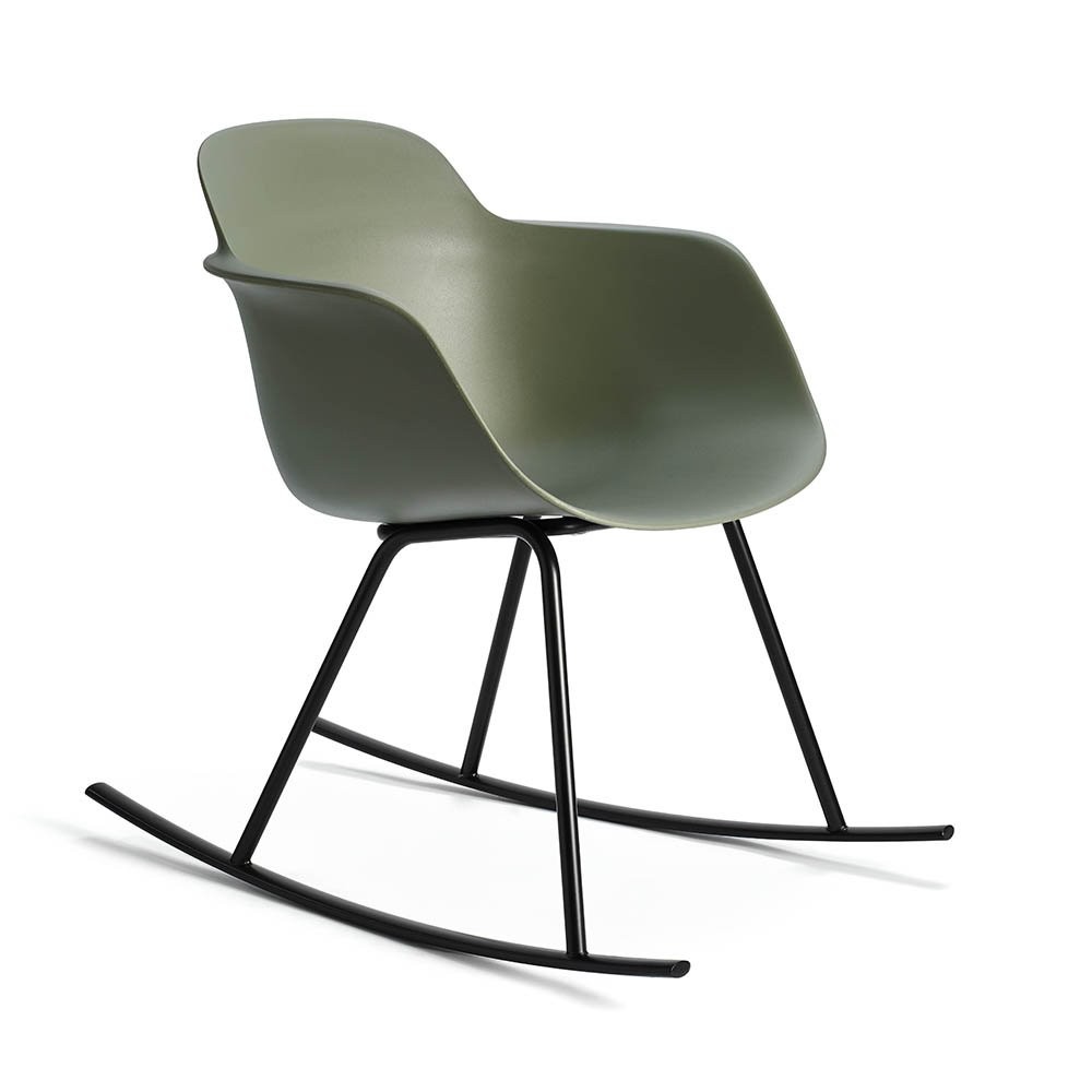 Fauteuil rocking chair vintage Sicla