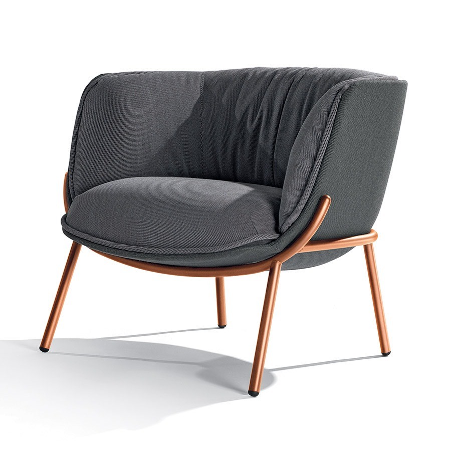 Fauteuil lounge pour aménagement espace d'accueil collection Bombom
