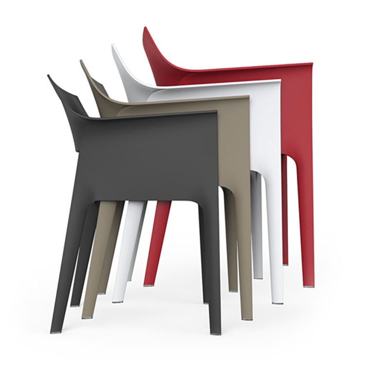 Fauteuils outdoor empilables Pedrara Vondom